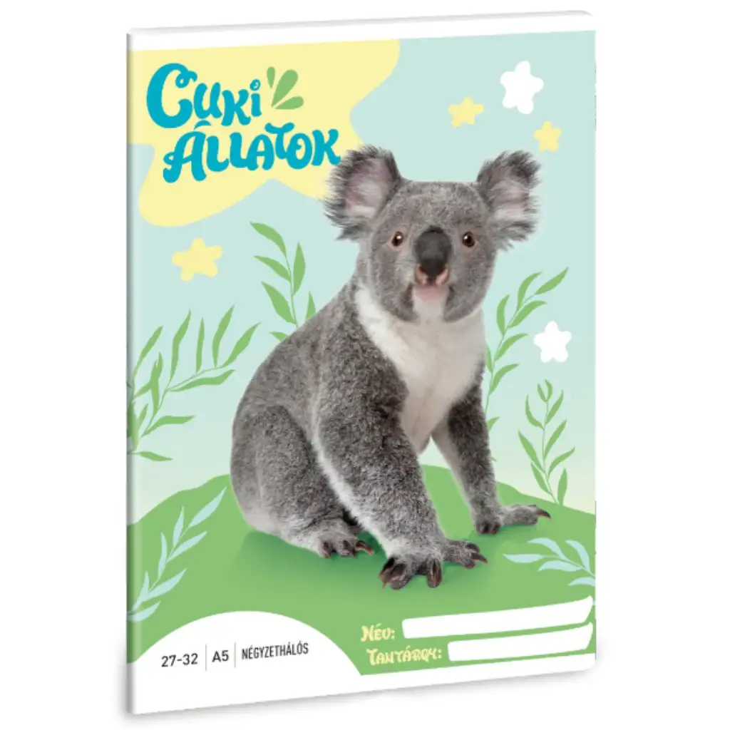 imagen de Ars Una: Lindos Animales - Koala cuaderno a cuadros A/5 27-32 2