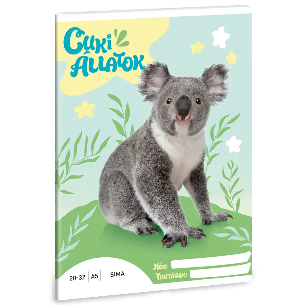 imagen de Ars Una: Lindos animales - Koala cuaderno de hojas lisas A/5 1