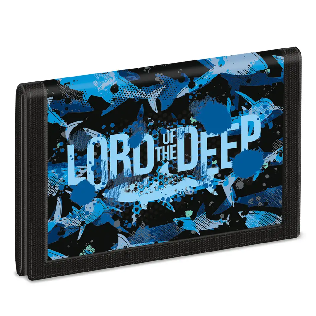 imagen de Ars Una: Lord of the Deep cartera con tiburones 9x12,5x2cm 1