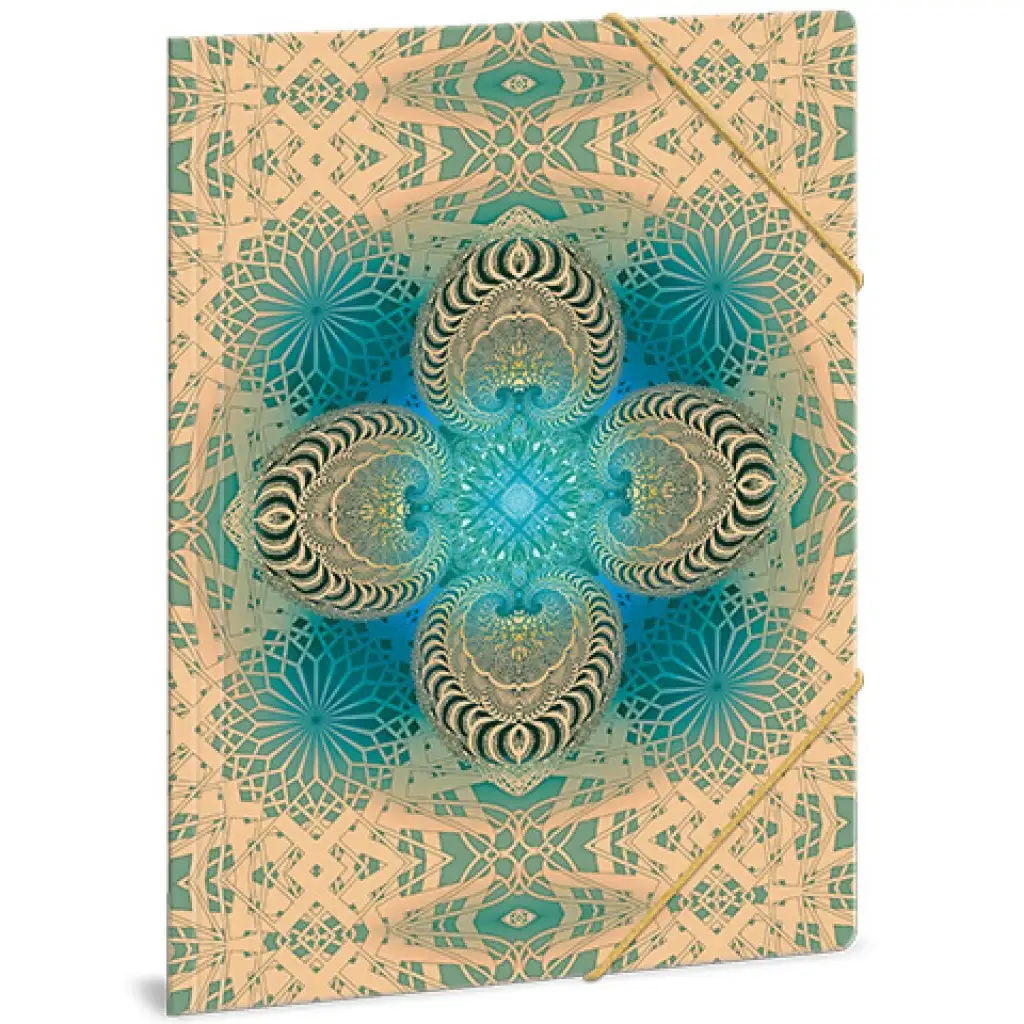imagen de Ars Una: Mandala Gold Hope carpeta elástica A/4 1