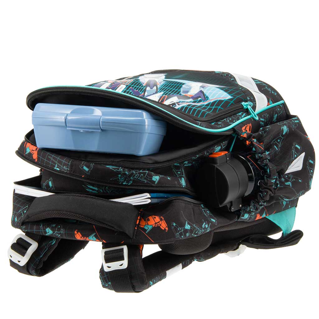 imagen de Ars Una: Mochila anatómica con diseño de robot A.R.M.S. 33×43×22cm 5
