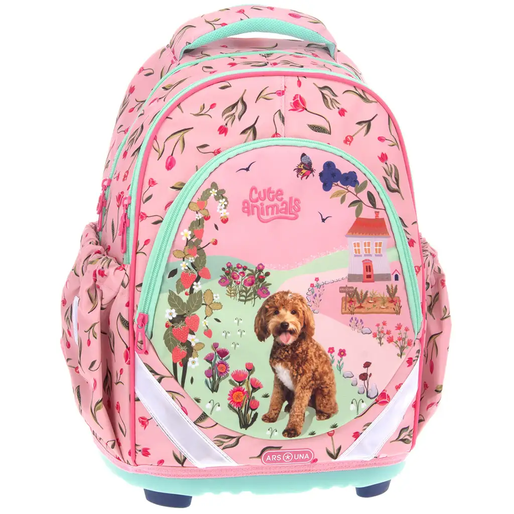 imagen de Ars Una: Mochila anatómica Cute Animals Doggie 33x43x22cm 1