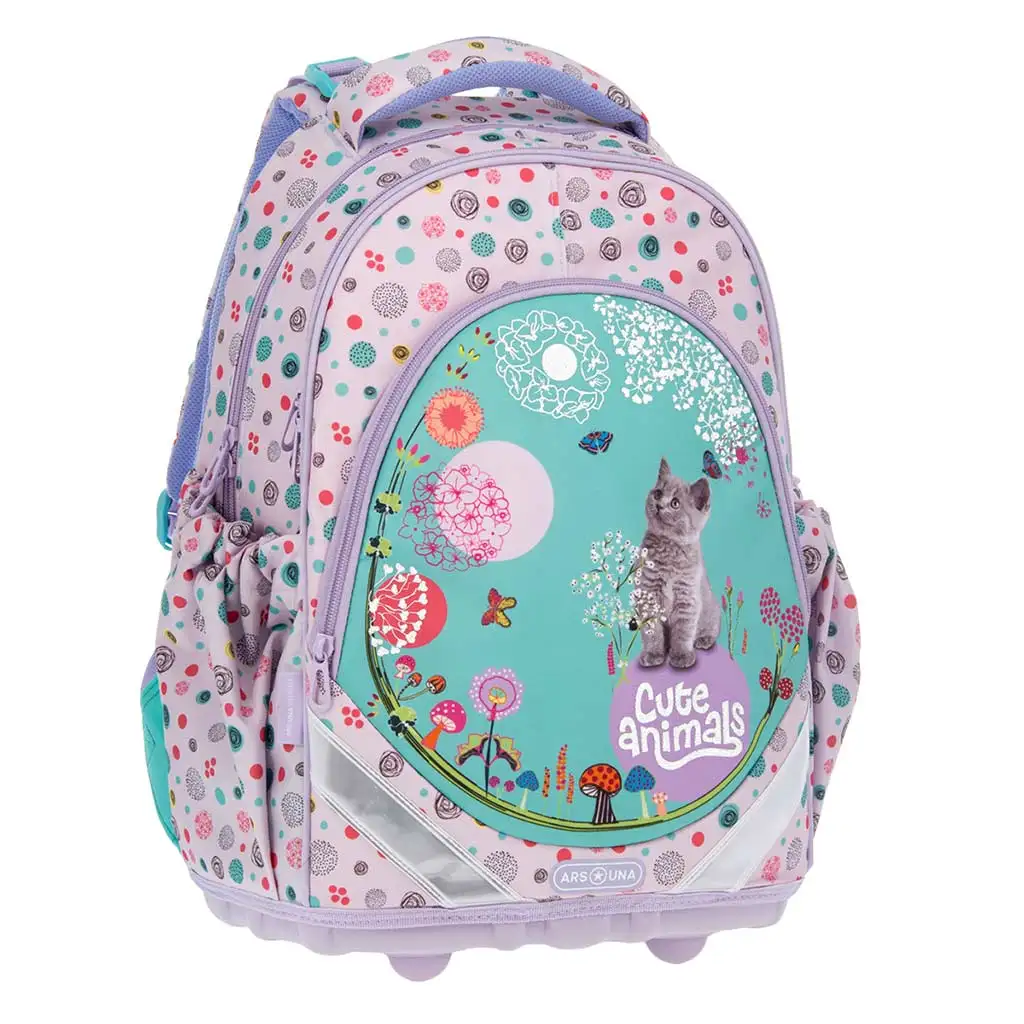 imagen de Ars Una: Mochila anatómica de gatos de animales lindos 33x42x21cm 1