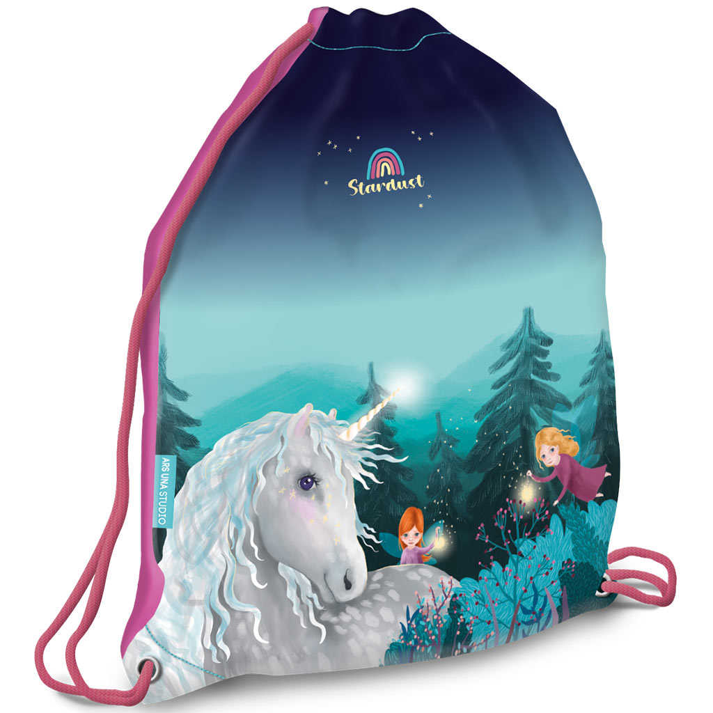 imagen de Ars Una: Mochila de deporte con estampado de unicornio Stardust, 32x42cm 1