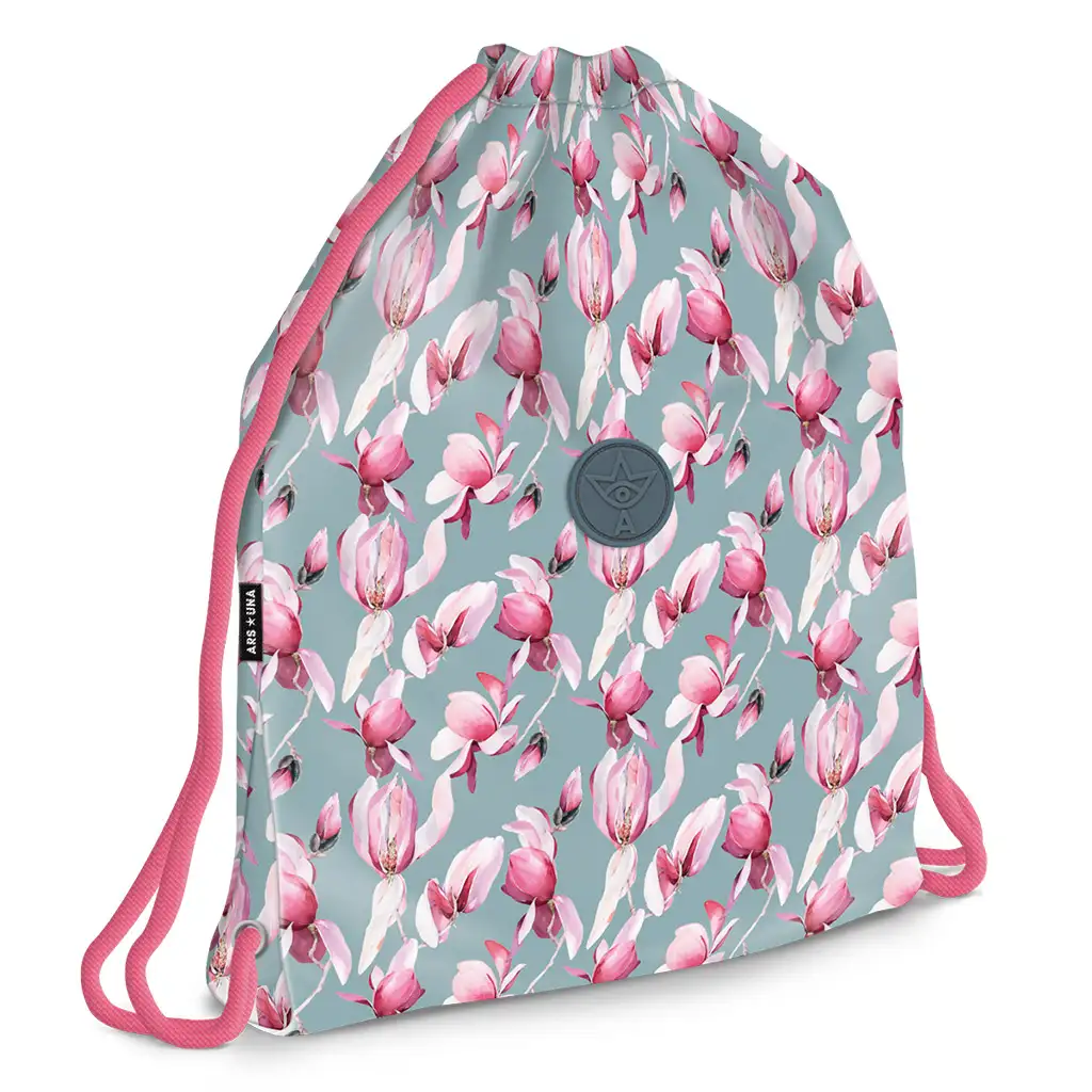 imagen de Ars Una: Mochila de deporte con estampado Rosy Magnolia 32x42cm 1