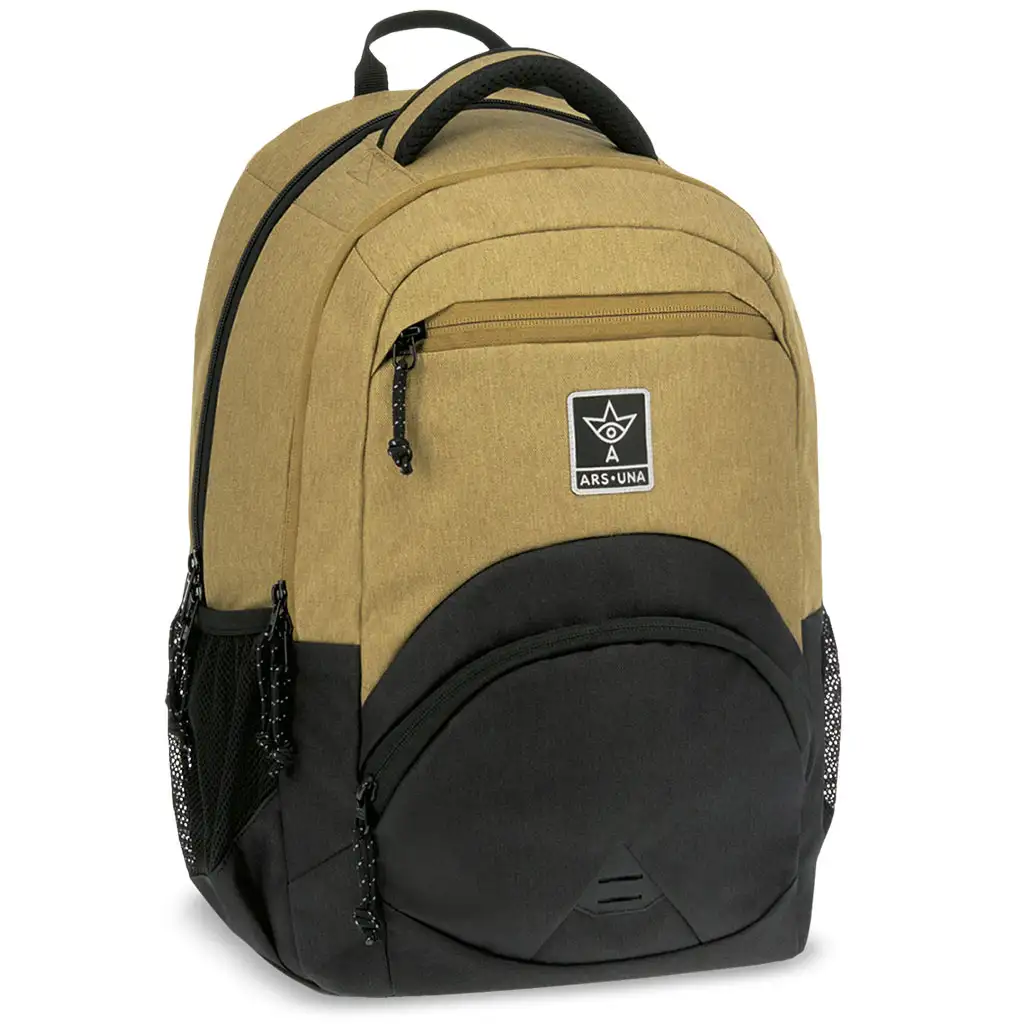 imagen de Ars Una: Mochila ergonómica Dune marrón-negro, mochila 33x45x24cm 1