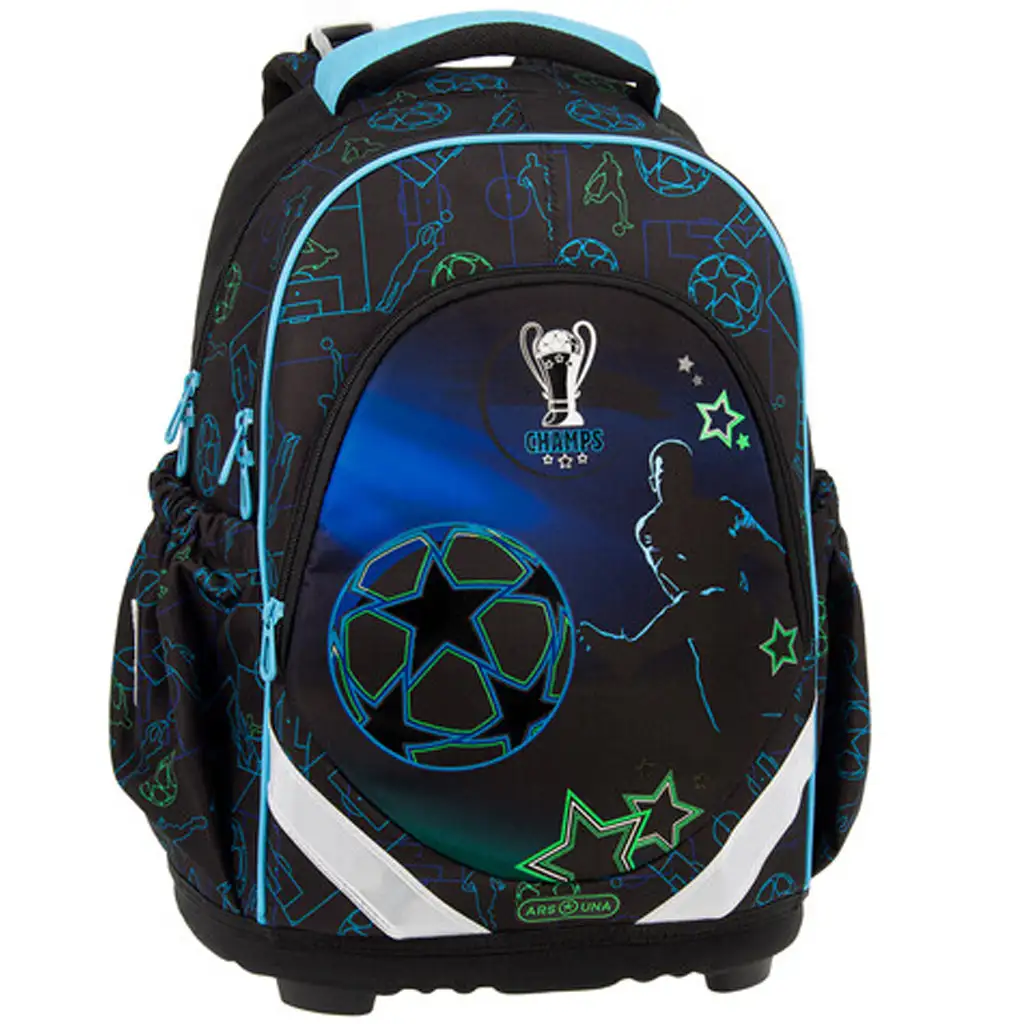 imagen de Ars Una: Mochila escolar anatómica Champs 33x43x22cm 1