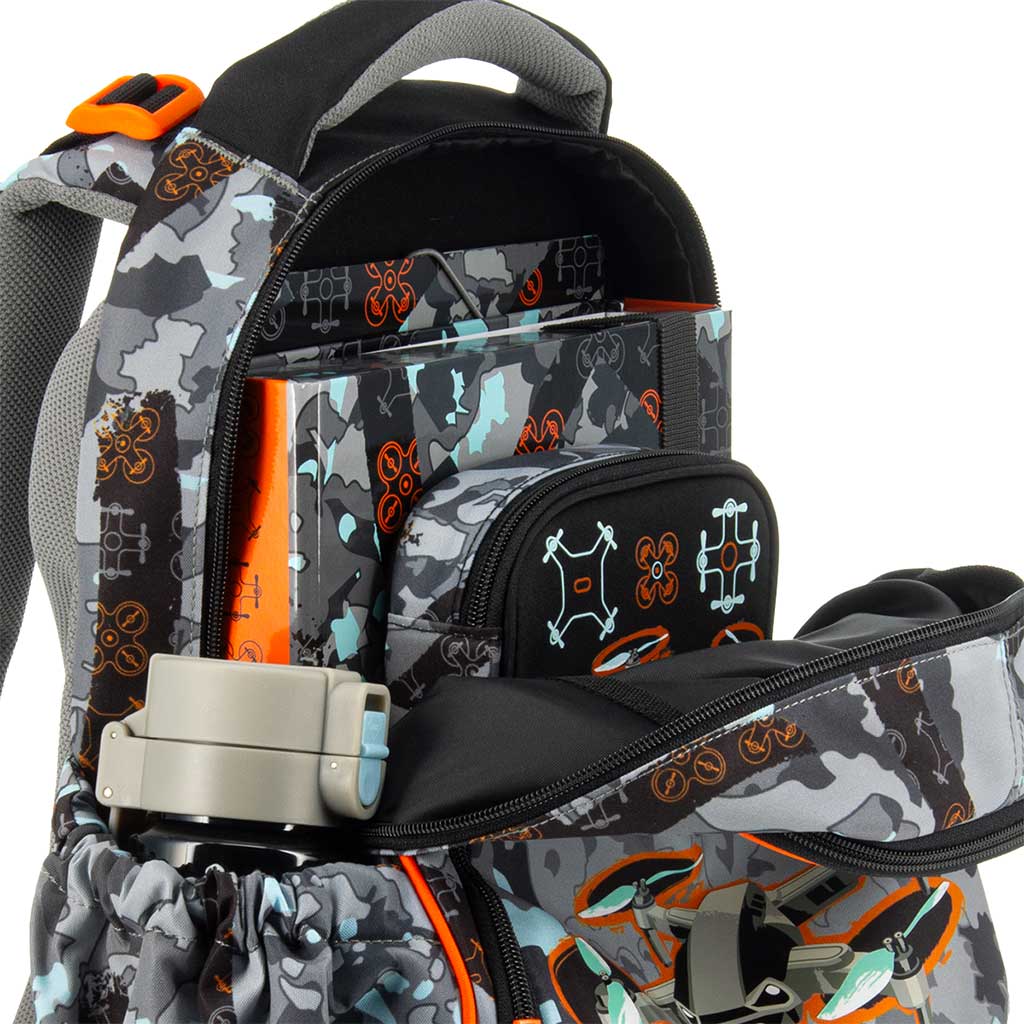 imagen de Ars Una: Mochila escolar anatómica Drone X, mochila 33×42×21cm 5