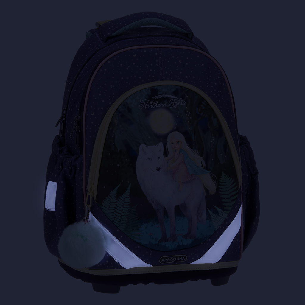 imagen de Ars Una: Mochila escolar anatómica Northern Lights de 33x42x21cm 6