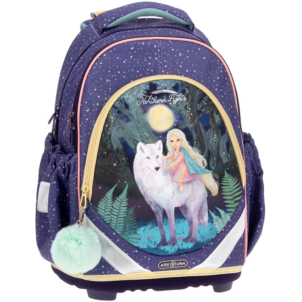 imagen de Ars Una: Mochila escolar anatómica Northern Lights de 33x42x21cm 1