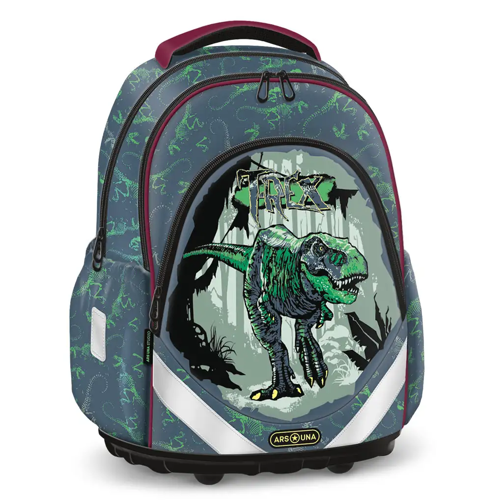 imagen de Ars Una: Mochila escolar anatómica T-Rex 33x42x21cm 1