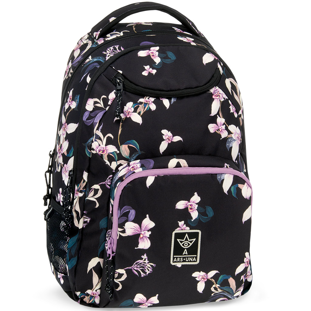 imagen de Ars Una: Mochila escolar Botanic Orchid AU-6 34x45x26cm 1