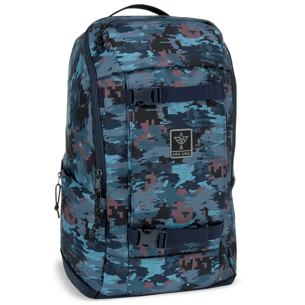 imagen de Ars Una: Mochila escolar camuflada AU-15, mochila 28x48x19cm 1