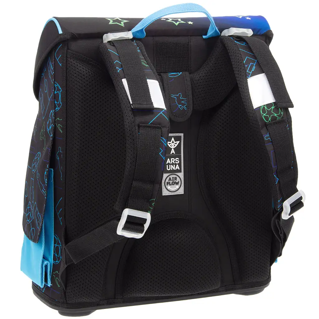 imagen de Ars Una: Mochila escolar compacta ergonómica con cierre magnético Champs, 33x41x24cm 3