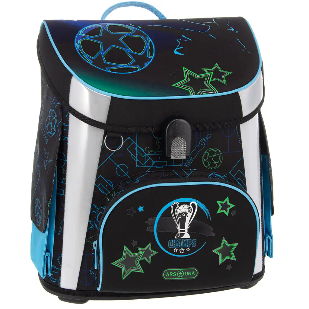 imagen de Ars Una: Mochila escolar compacta ergonómica con cierre magnético Champs, 33x41x24cm 1