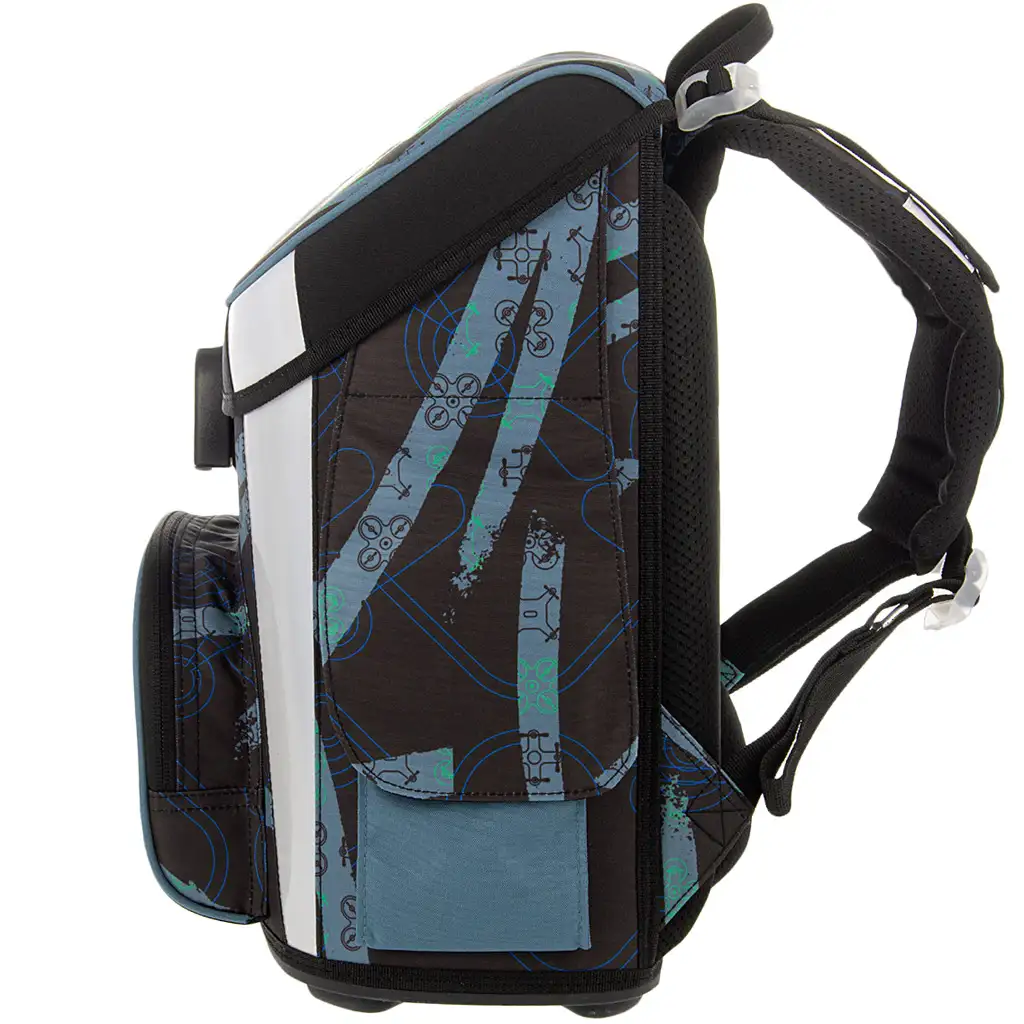 imagen de Ars Una: Mochila escolar compacta ergonómica Drone Pro con cierre magnético, mochila 33x41x24cm 4