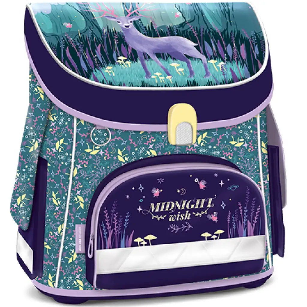 imagen de Ars Una: Mochila escolar compacta fácil con cierre magnético Midnight Wish 1