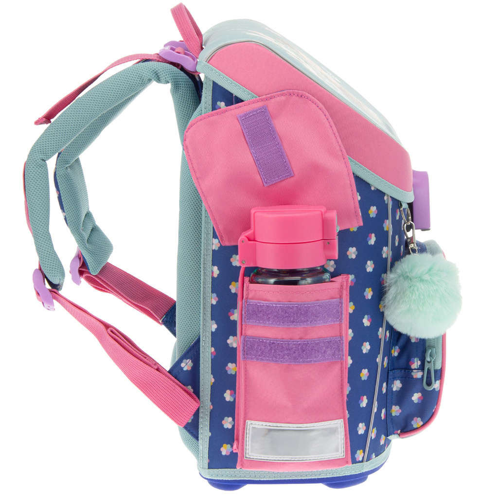 imagen de Ars Una: Mochila escolar con cierre magnético de flores frescas 33x41x24cm 2