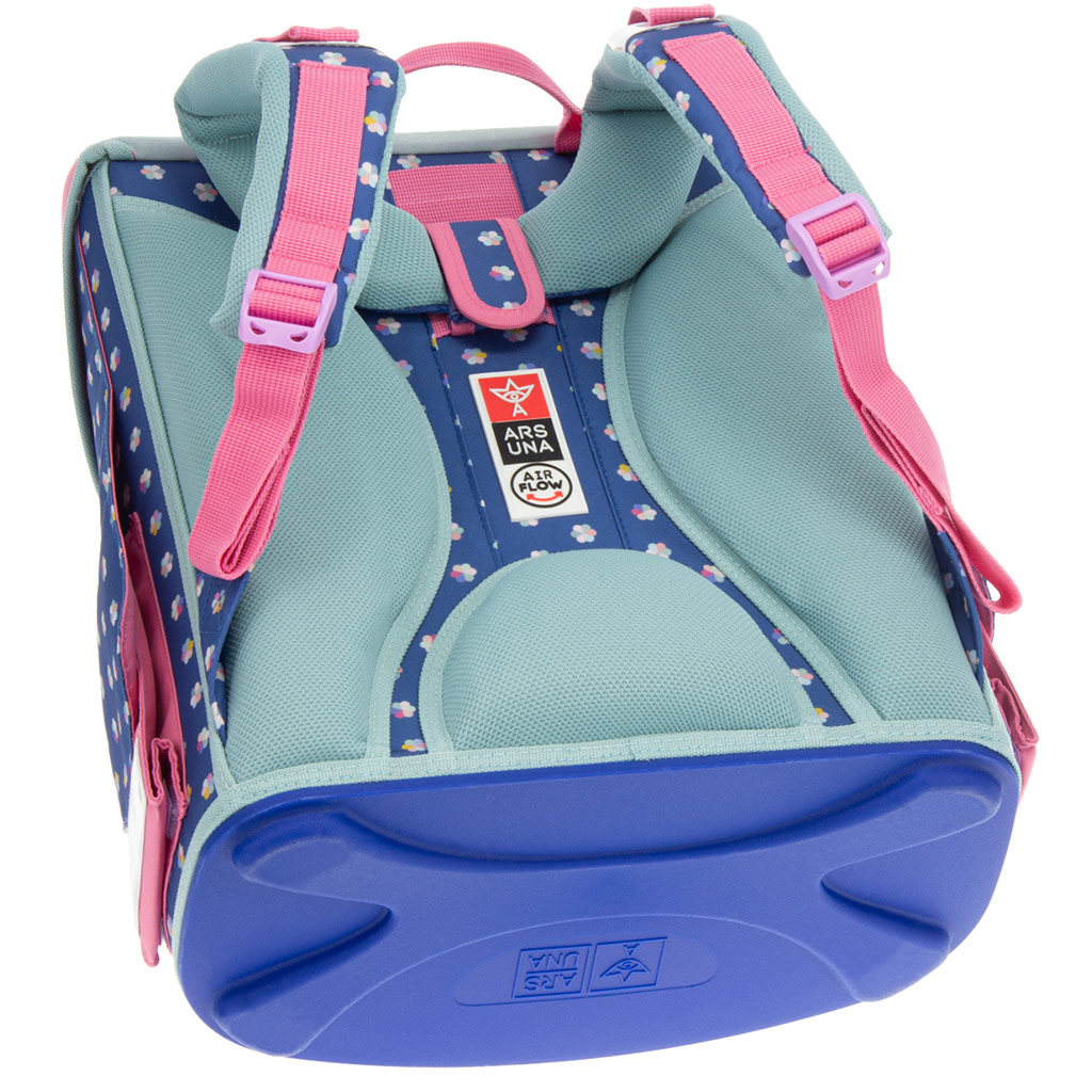 imagen de Ars Una: Mochila escolar con cierre magnético de flores frescas 33x41x24cm 5