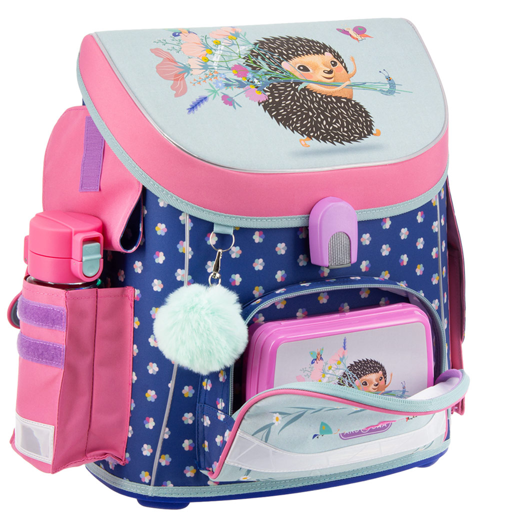 imagen de Ars Una: Mochila escolar con cierre magnético de flores frescas 33x41x24cm 7
