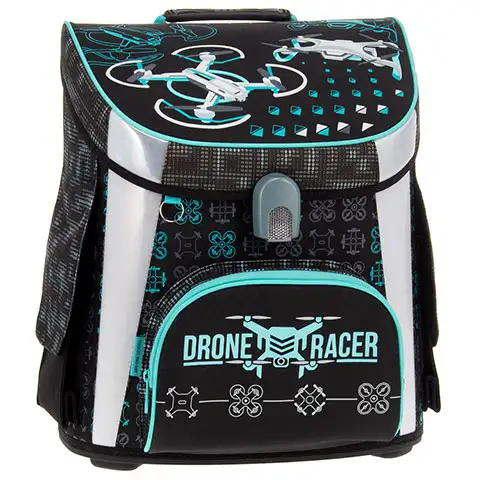 imagen de Ars Una: Mochila escolar con cierre magnético Drone Racer 1