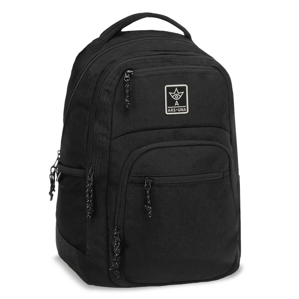 imagen de Ars Una: Mochila escolar Cordura Black AU-5 negra, mochila 33x49x23cm 1