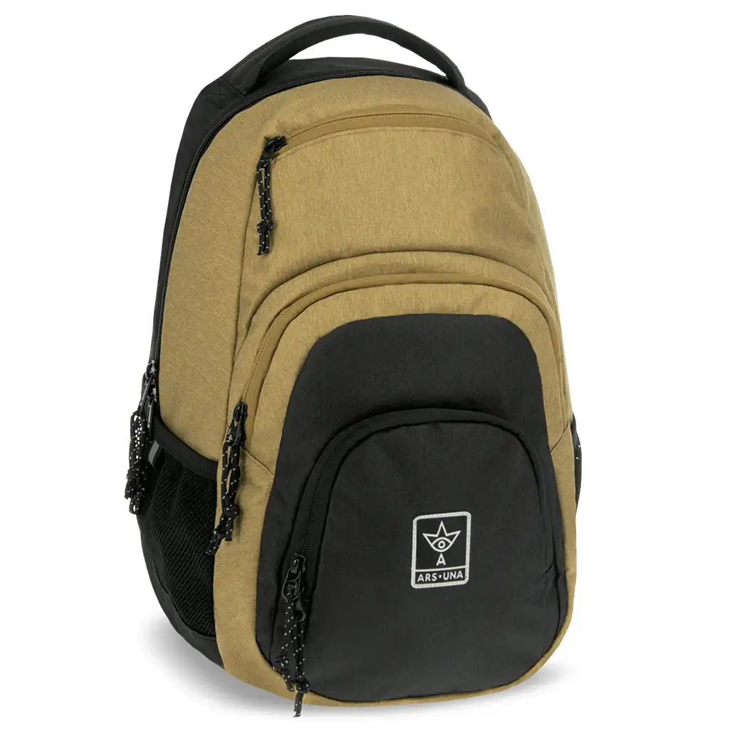 imagen de Ars Una: Mochila escolar Dune marrón-negra AU-2, mochila 32x46x22cm 1