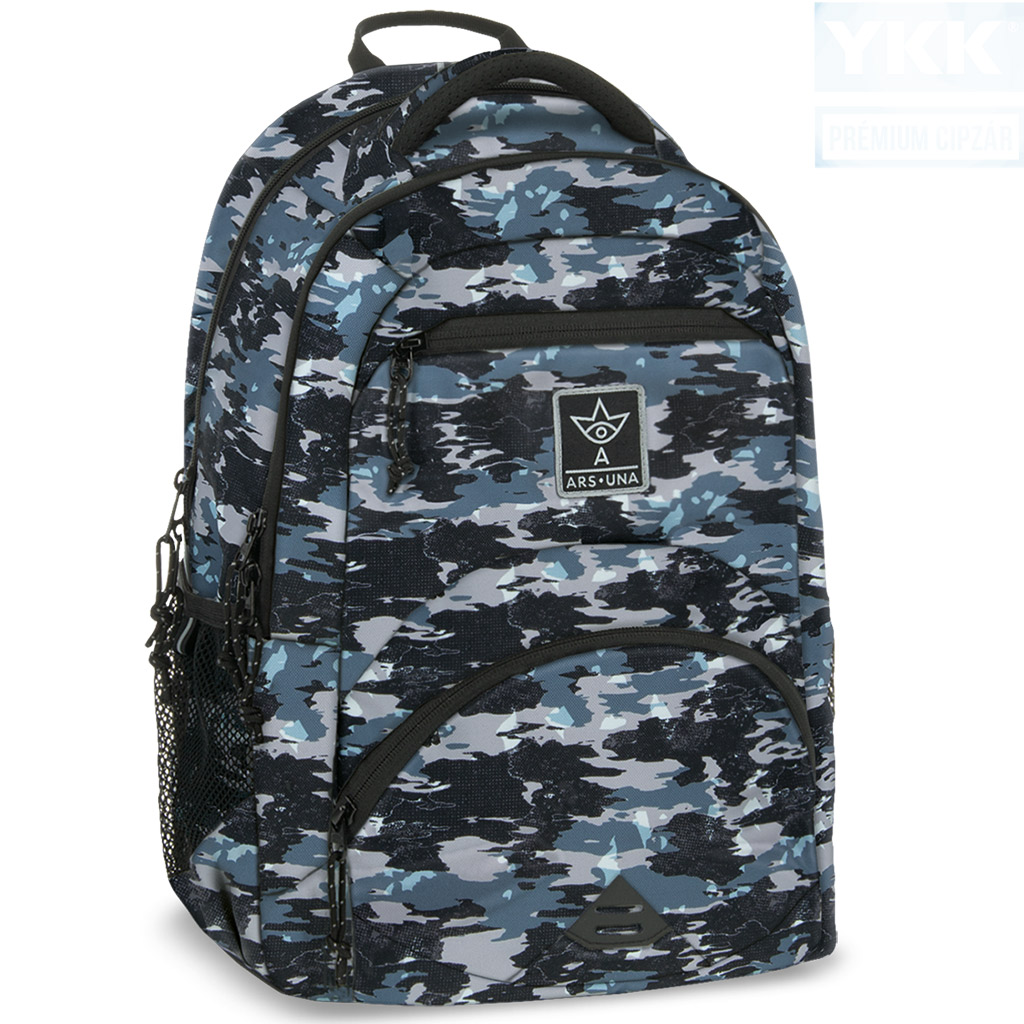 imagen de Ars Una: Mochila escolar ergonómica con estampado de camuflaje, mochila de 27 L 1