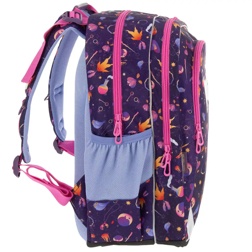 imagen de Ars Una: Mochila escolar ergonómica Enchanted con bordes redondeados 34x40x21cm 2