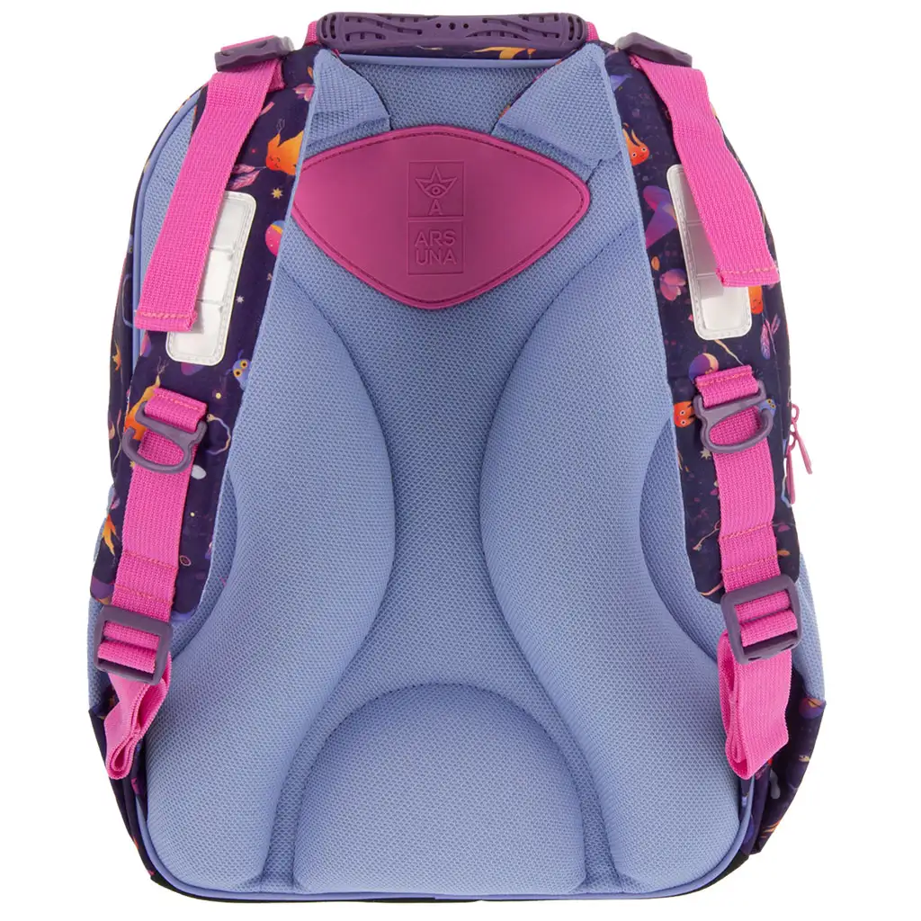 imagen de Ars Una: Mochila escolar ergonómica Enchanted con bordes redondeados 34x40x21cm 3
