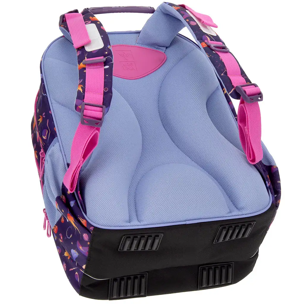 imagen de Ars Una: Mochila escolar ergonómica Enchanted con bordes redondeados 34x40x21cm 4