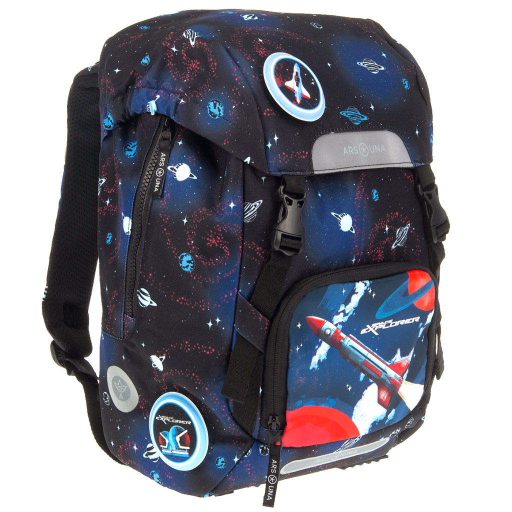 imagen de Ars Una: mochila escolar Space explorer easy-pack, mochila 27x38x18cm 2