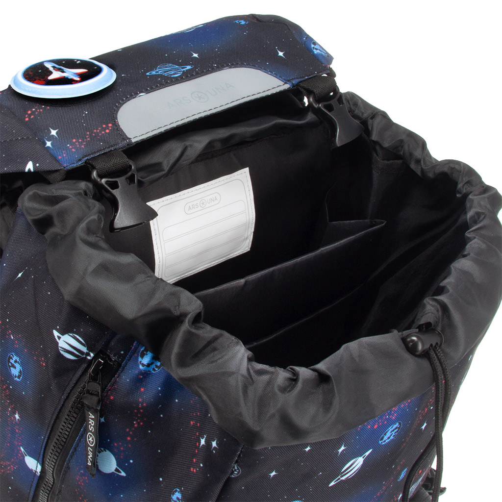 imagen de Ars Una: mochila escolar Space explorer easy-pack, mochila 27x38x18cm 7