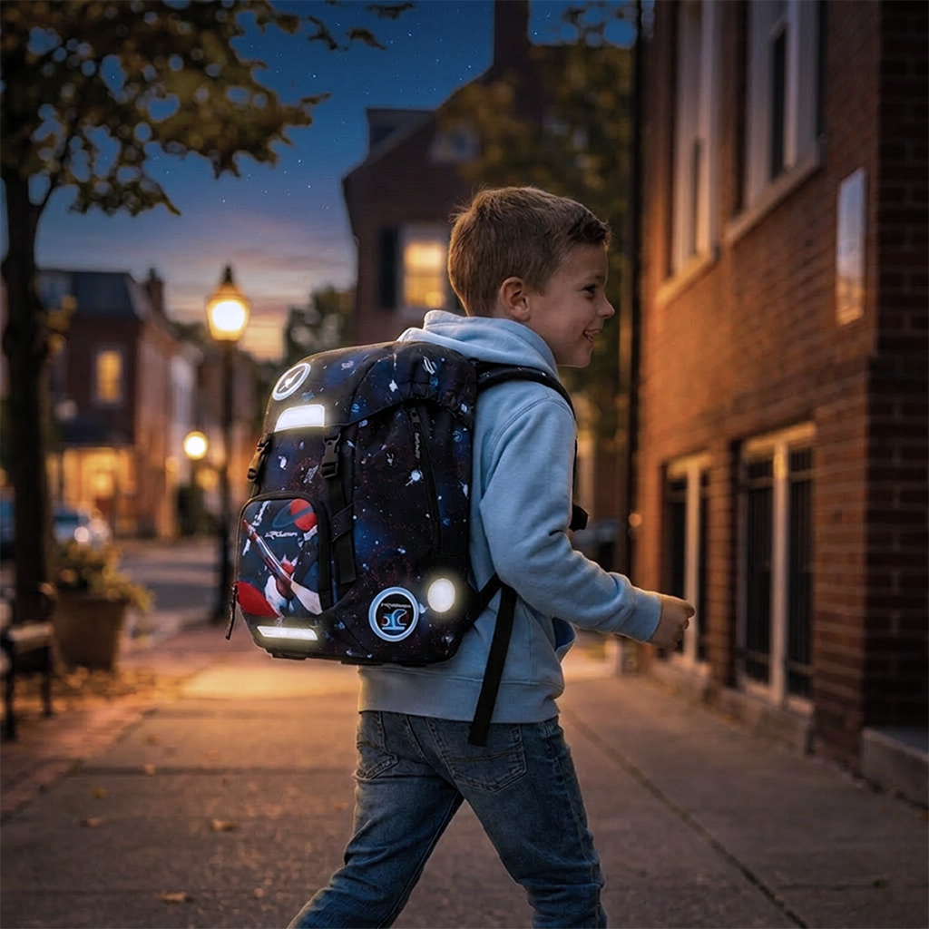 imagen de Ars Una: mochila escolar Space explorer easy-pack, mochila 27x38x18cm 8