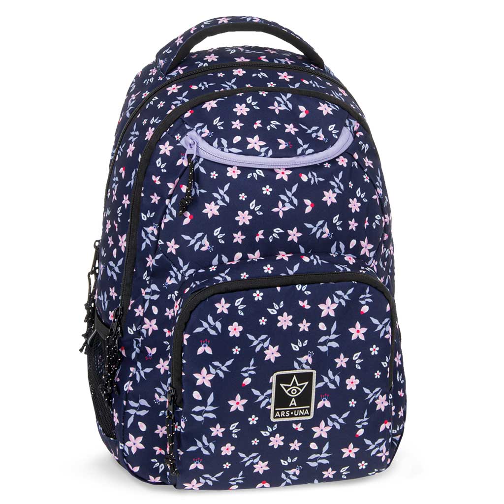 imagen de Ars Una: Mochila Navy Bloom AU-6, mochila 34x45x26cm 1