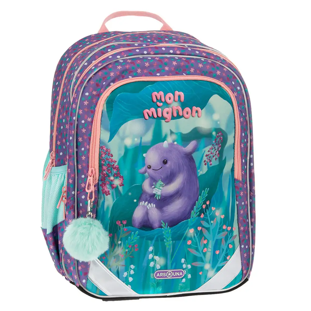 imagen de Ars Una: Mon Mignon ergo-fit mochila redondeada, mochila 34x40x21cm 1