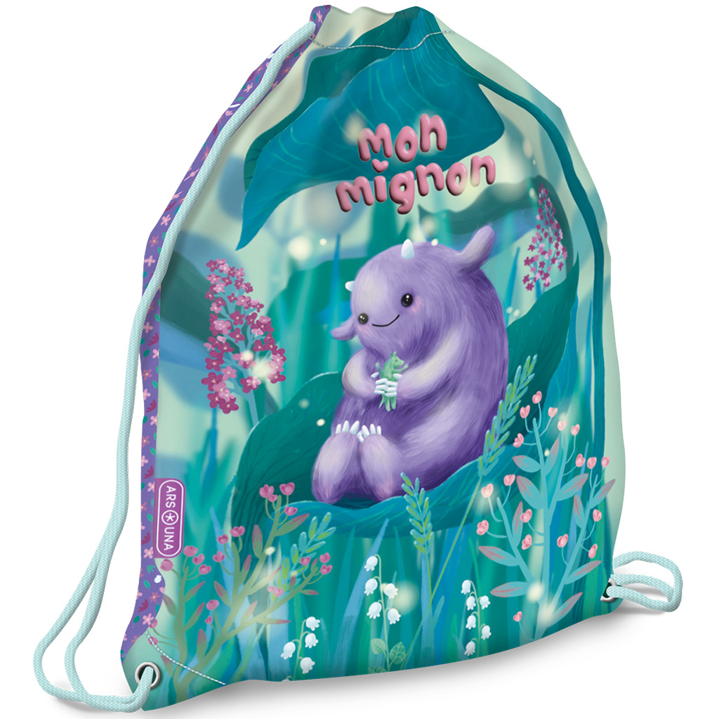 imagen de Ars Una: Mon Mignon mochila de deporte, saco de deporte 32x42cm 1