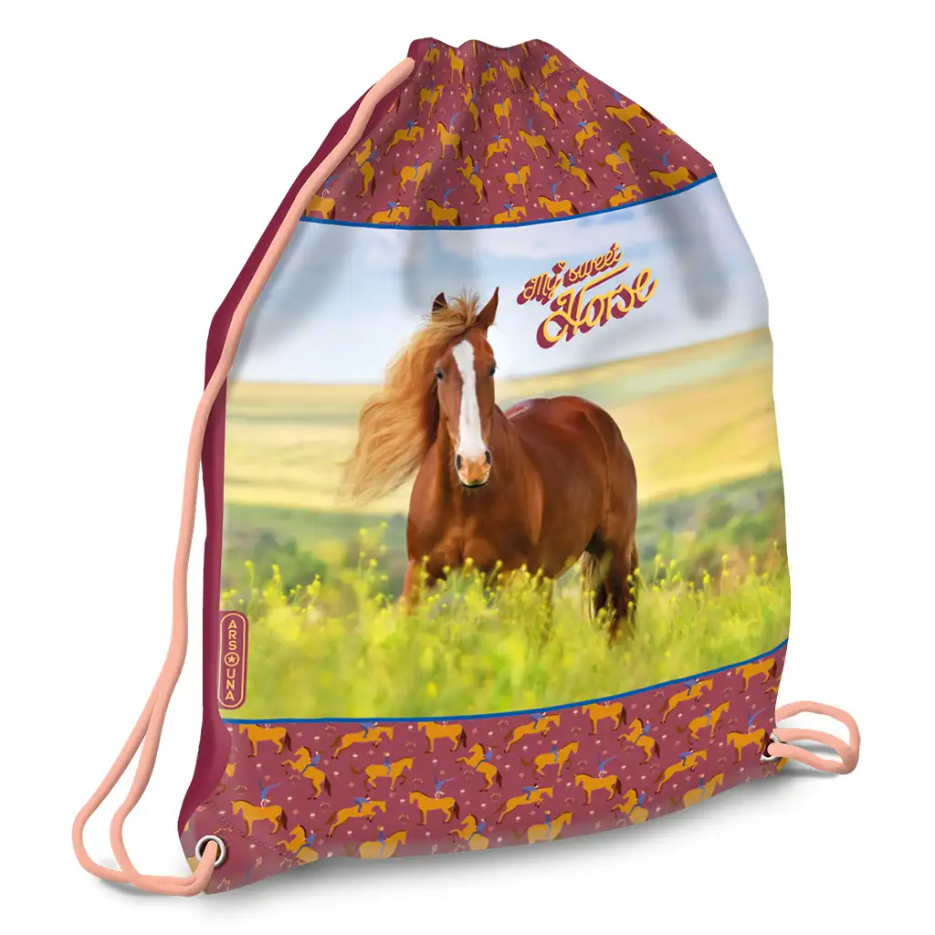 imagen de Ars Una: My Sweet Horse mochila, bolsa de deporte 32x42cm 1