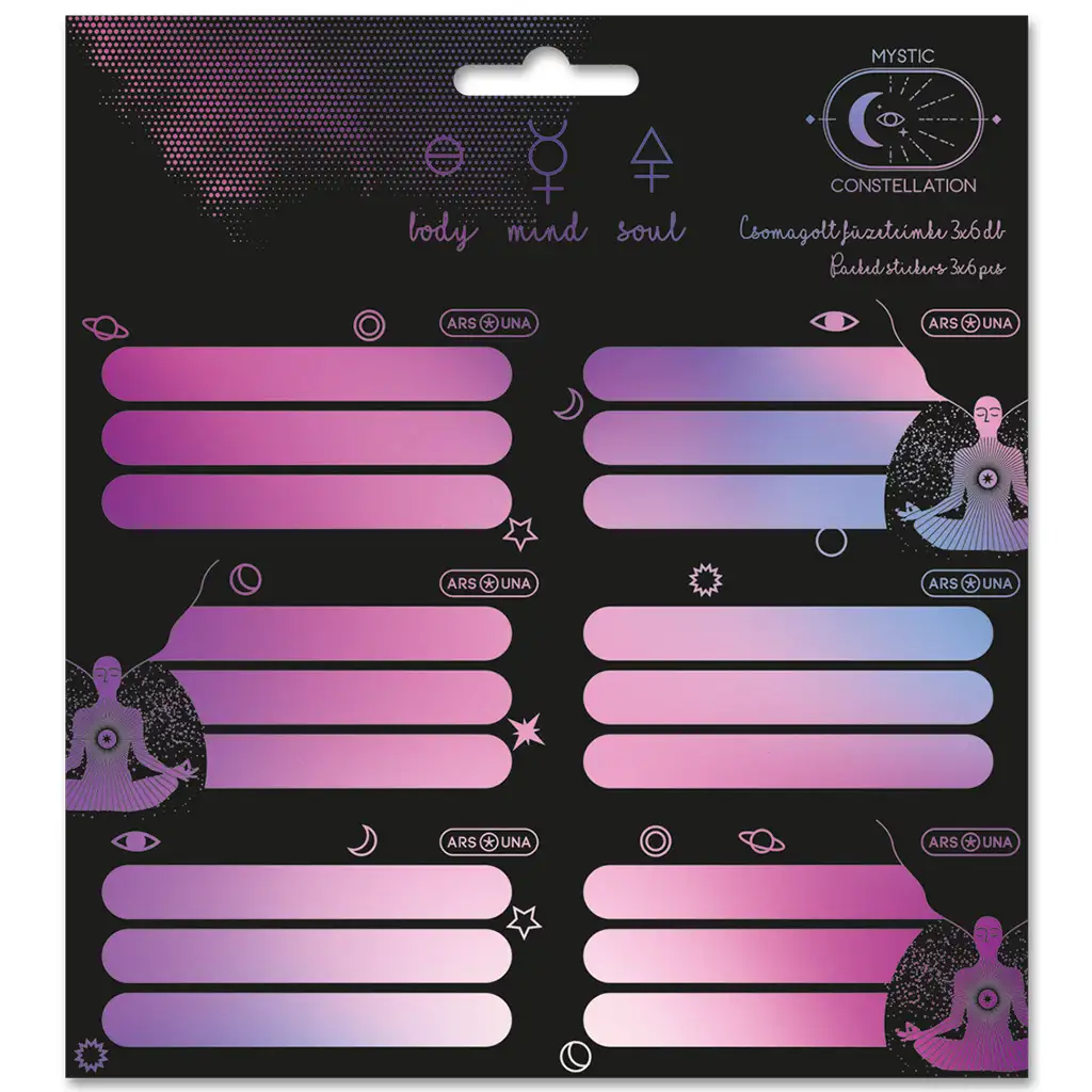 imagen de Ars Una: Mystic Constellation etiqueta de cuaderno empaquetada 3x6 unidades 1