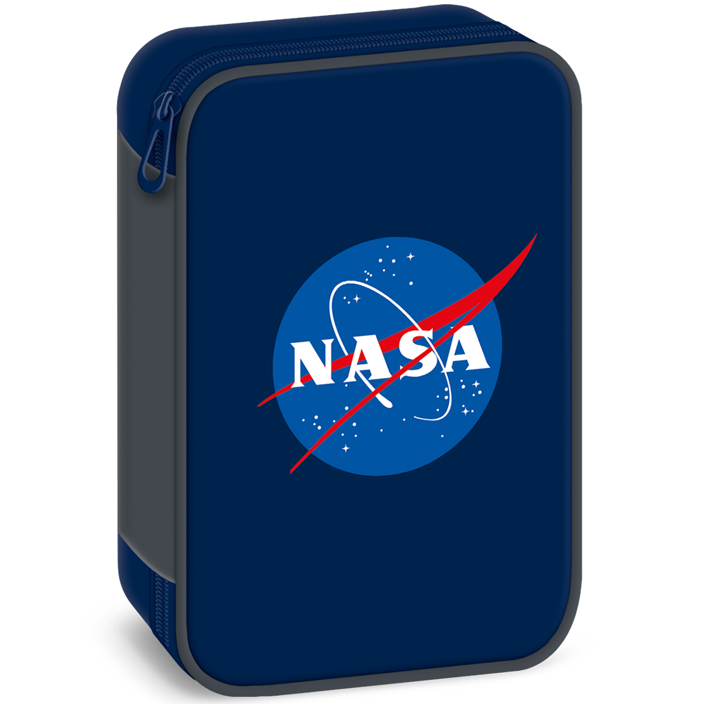 imagen de Ars Una: NASA estuche de lápices azul de múltiples niveles 15,5x22,5x4,5 cm 1