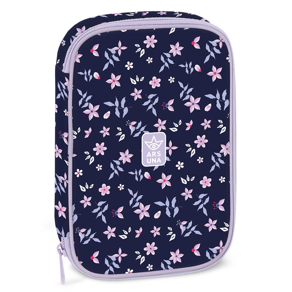 imagen de Ars Una: Navy Bloom estuche de múltiples niveles 15,5x22,5x4,5cm 1