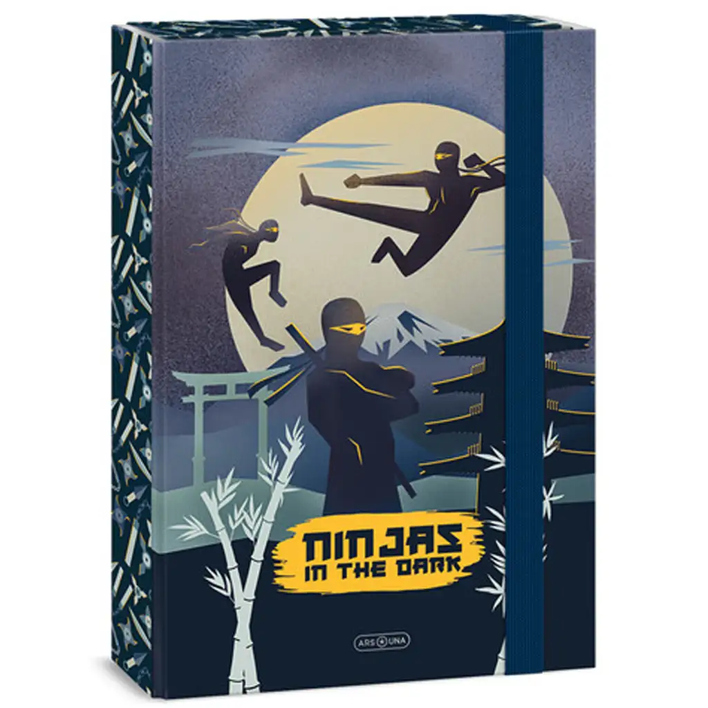 imagen de Ars Una Ninjas en la oscuridad caja de cuadernos A/4 1