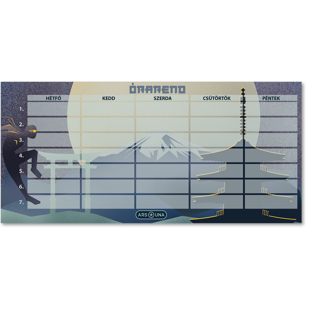 imagen de Ars Una: Ninjas en la oscuridad horario de una cara, doble cara 1
