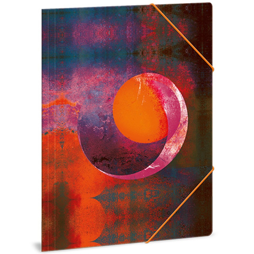 imagen de Ars Una: Orange Moon carpeta elástica A/4 1