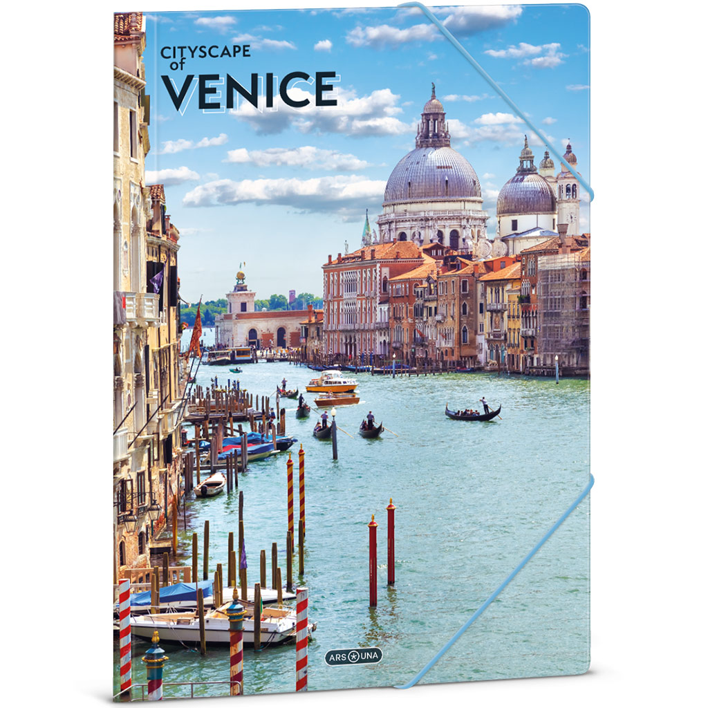 imagen de Ars Una: Paisaje urbano de Venecia carpeta con goma A/4 1