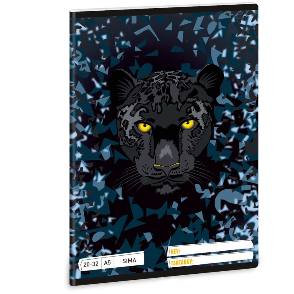 imagen de Ars Una: Pantera Negra A/5 cuaderno liso 20-32 1