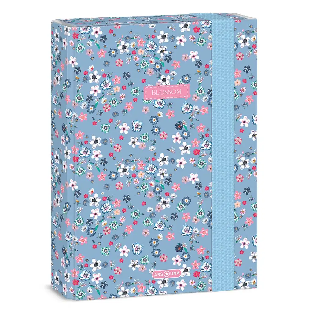 imagen de Ars Una: Pearl Blossom azul A/5 caja de cuadernos 1