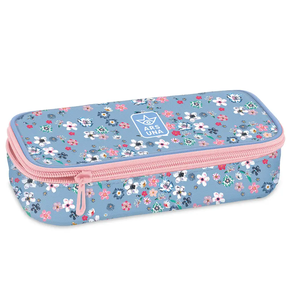 imagen de Ars Una: Pearl Blossom Blue estuche de flores para adolescentes 22,5x6x11,5cm 1