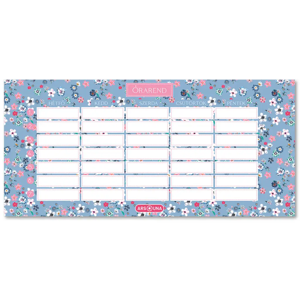 imagen de Ars Una: Pearl Blossom Blue horario de flores reversible 1