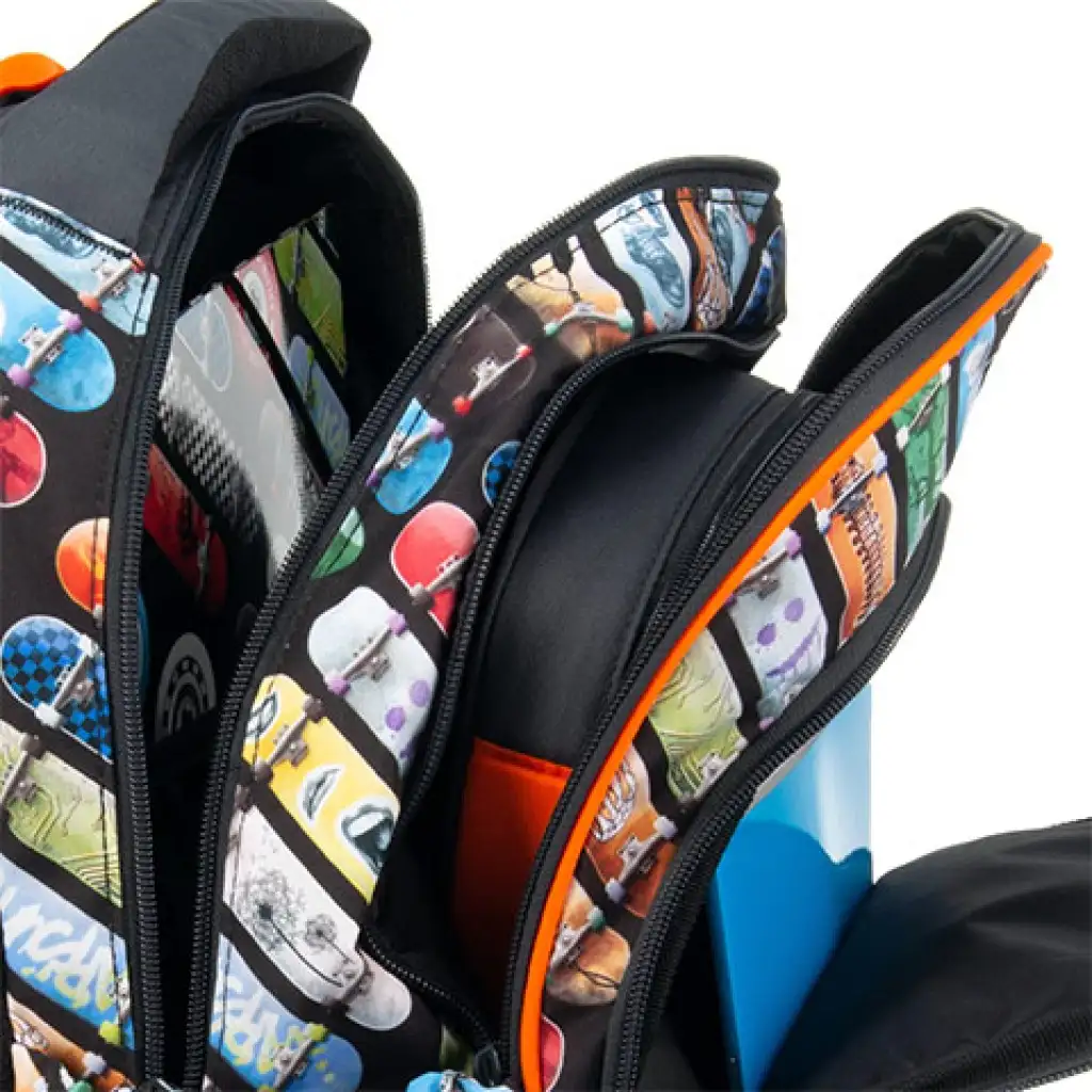 imagen de Ars Una: Rollin Mania patinador anatómico M mochila escolar, mochila 3